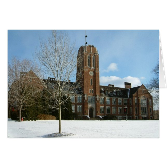 Rockwell en invierno en Grove City College (Anverso (Horizontal))