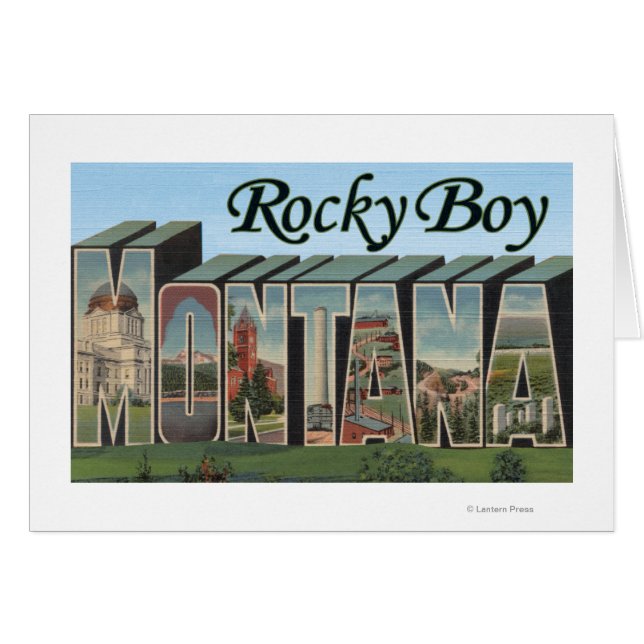 Rocky Boy, Montana (Anverso (Horizontal))