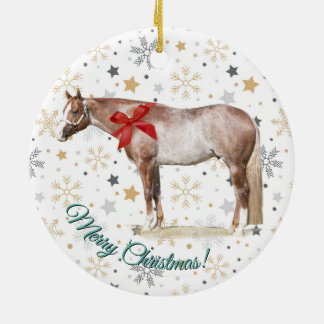 Rocky con Navidades doblan el ornamento