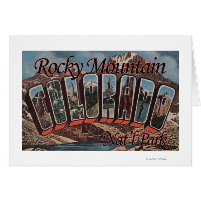 Rocky Mountain Nat'l Park, Colorado (Anverso (Horizontal))