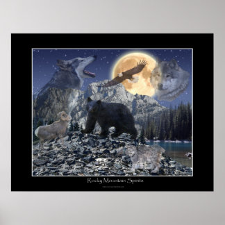 ROCKY MOUNTAIN SPIRITS Poster de Arte