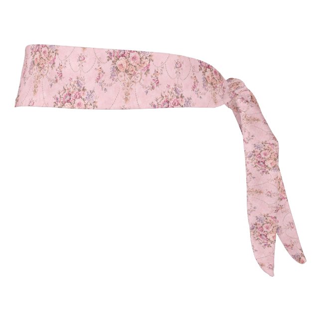 Rococo floral de estilo victoriano rosa antiguo fr (Girar 90)