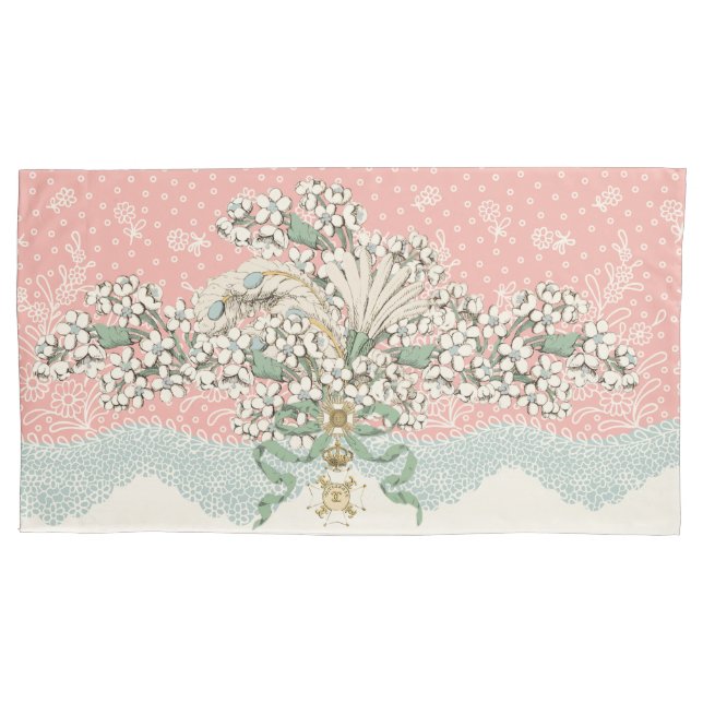 Rococo Pillowcase Cubiertas Duvet King (Anverso-izquierdo)