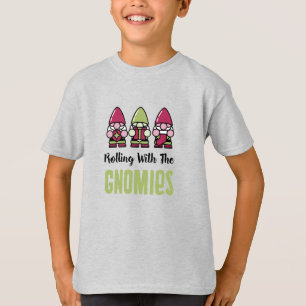 Rodando Con La Camiseta De Los Niños De Gnomies