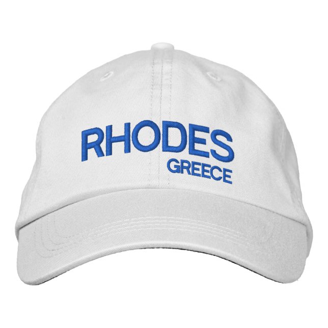 Rodas, gorro de béisbol Personalizado de Grecia (Anverso)