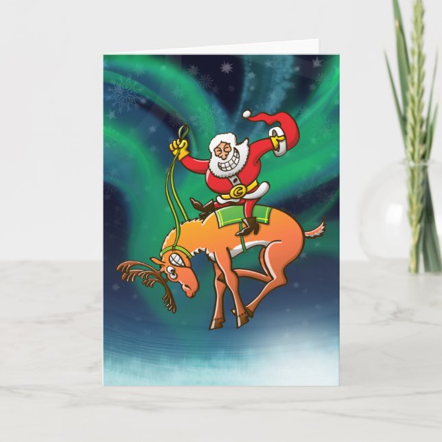Rodeo del navidad de Santa (Anverso)