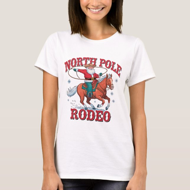 Rodeo del polo blanco Santa North (Anverso)