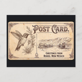 Rodeo, Nuevo México - Tarjeta Postal Antiguo de Co