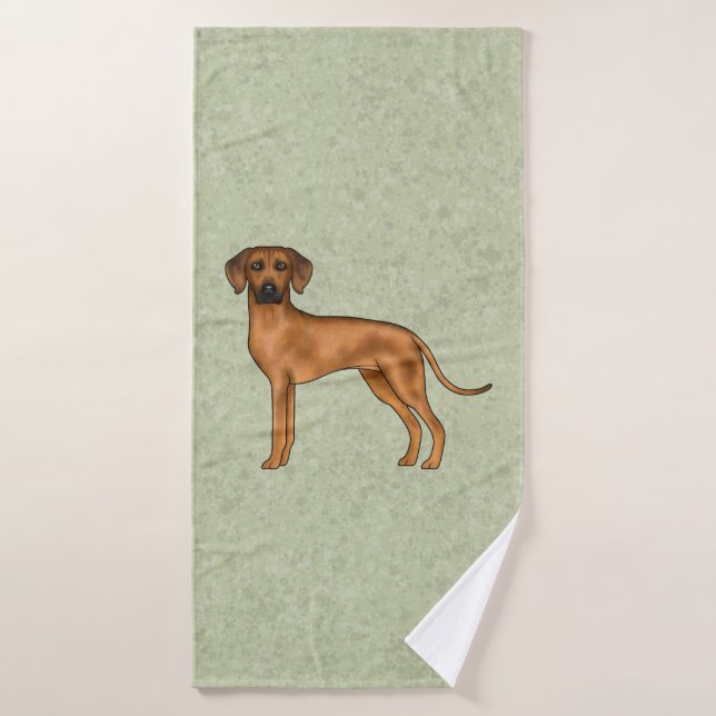 Rodeosiano Ridgeback Perro de raza león africano V (Toalla de baño)