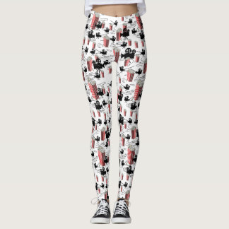 Rodillos de Película y Leggings de Palomitas de Ma