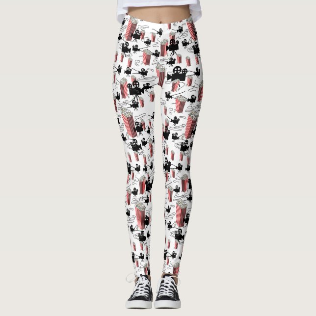 Rodillos de Película y Leggings de Palomitas de Ma (Anverso)