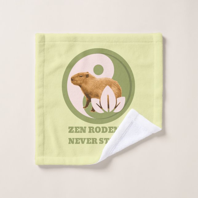 Roedores Zen Nunca Estrés Humor de Capybara (Toallita)