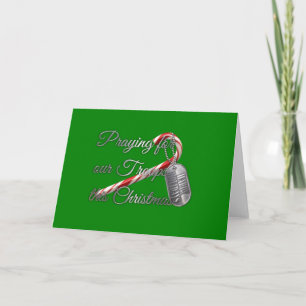 Rogando para nuestras tropas estas navidad