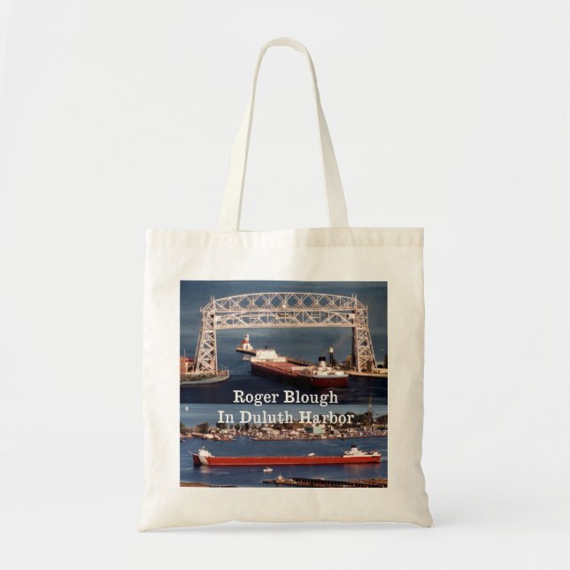 Roger Blough en la bolsa de tote Duluth Harbour (Frente)