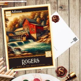Rogers, Arkansas | Postal de época