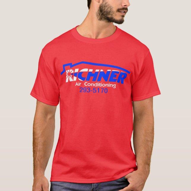 Rojo 1 de la camiseta del aire de Richner (Anverso)