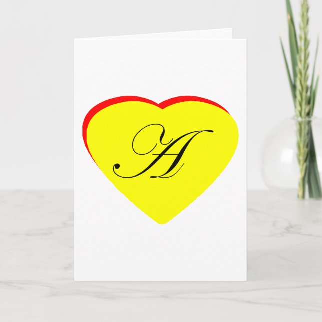 Rojo Amarillo A Invitación De Boda El MUSEO Z (Anverso)