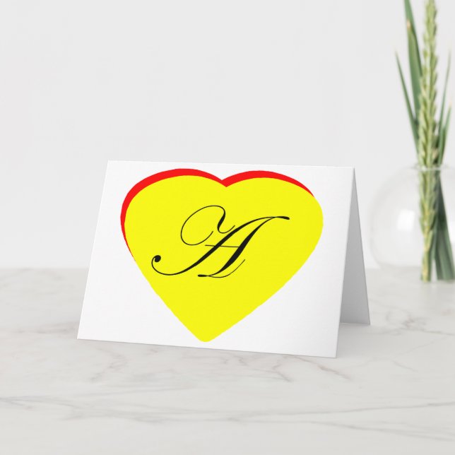 Rojo Amarillo A Invitación De Boda El MUSEO Z (Anverso)