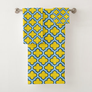 Rojo azul amarillo y bebé, Entramado, Quatrefoil