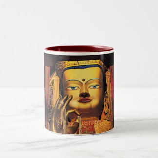 Rojo/blanco futuros de la taza de Buddah
