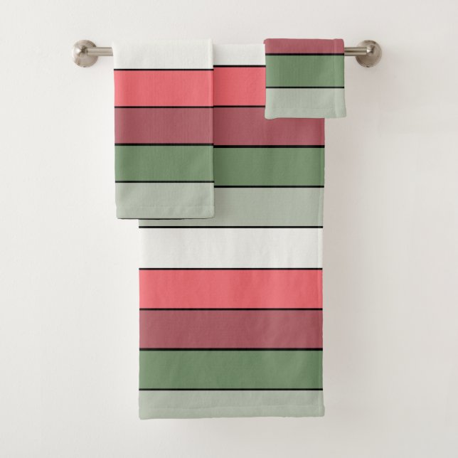 Rojo Blanco Verde de Navidad en Papel Texturizado (In situ)