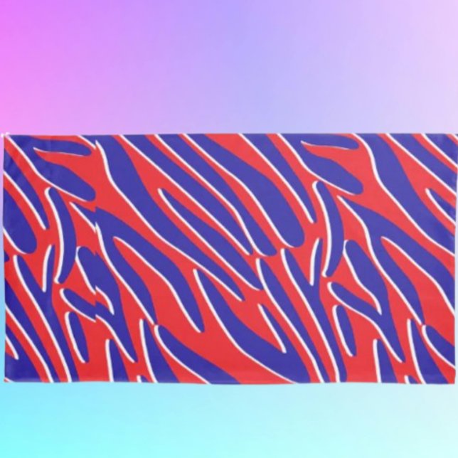 Rojo, Blanco y Audaz | Fundas de Almohada con raya (Subido por el creador)