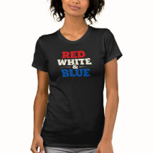 Rojo, Blanco y Azul | Camiseta del 4 de Julio para