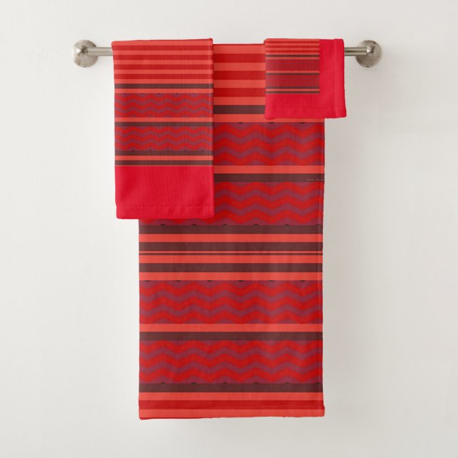 ROJO CHEVRON STRIPE (In situ)