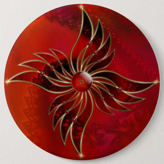 Rojo como botón de llama (Anverso)