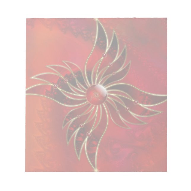 Rojo como el Bloc de notas de la llama (Frente)