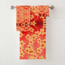 Rojo Con Flor De Peach