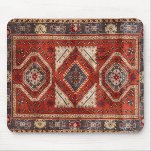 Rojo de alfombra persa turca oriental
