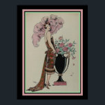 Rojo De Impresión Barbier Art Deco Et O 13 x 19<br><div class="desc">Rouge et Or- Art Deco Print por George Barbier</div>