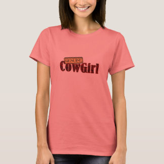 Rojo de la camiseta de Bandana Cowgirl