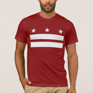 Rojo de la camiseta del Washington DC