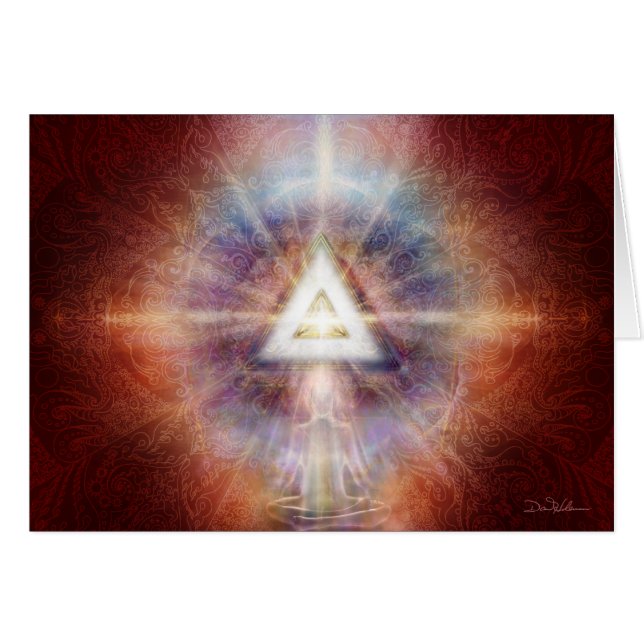 Rojo de la matriz del triángulo (Anverso (Horizontal))