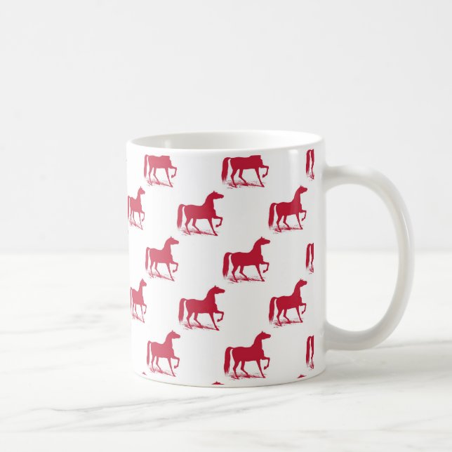 Rojo de la taza del caballo del navidad (Derecha)