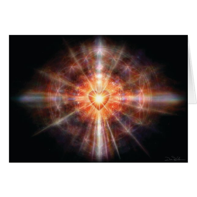 Rojo de ráfaga de corazón (Anverso (Horizontal))
