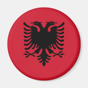 Rojo del imán de Eagle del albanés