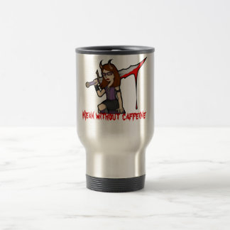 Rojo del medio de la taza del viaje de Demona