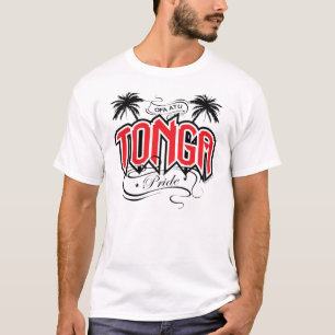 Rojo del orgullo de TONGA - camiseta