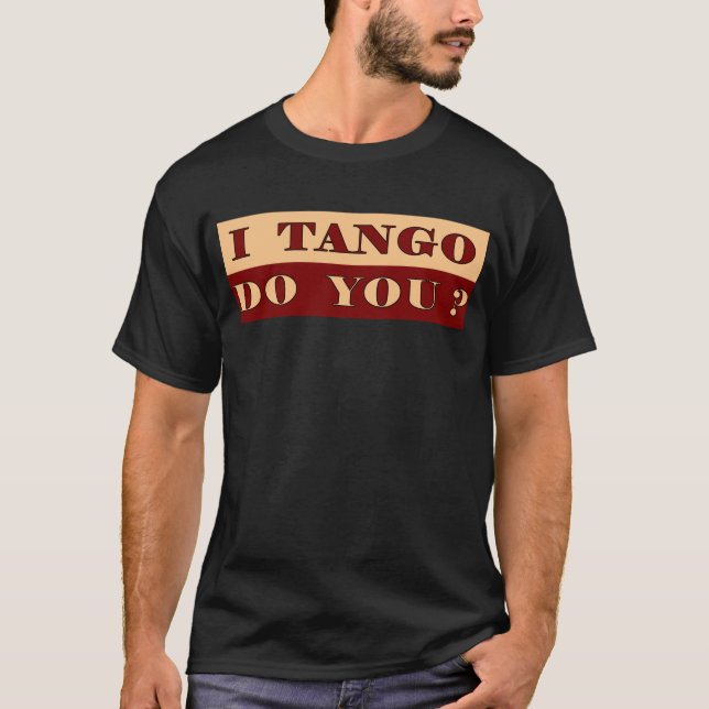 rojo del tango de la camiseta i (Anverso)