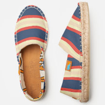 ROJO DK BLUE CREME HOMBRES SOBRE ESPADRILLES