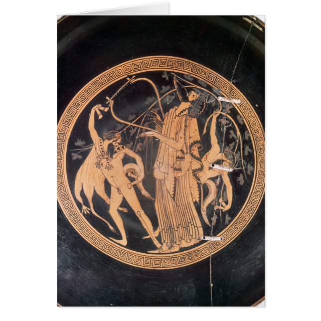 Rojo-figura florero del ático (Frente)