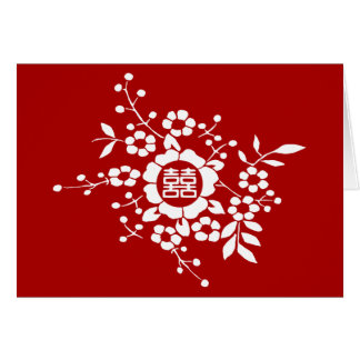 Rojo • Flores de corte de papel • Felicidad doble