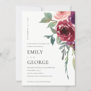 ROJO MARSALA ROSA FLORAL NOS ATACAMOS LA TARJETA K