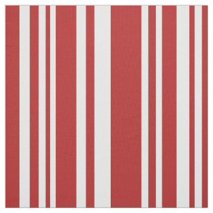 Rojo mezclado moderno y el blanco raya la tela