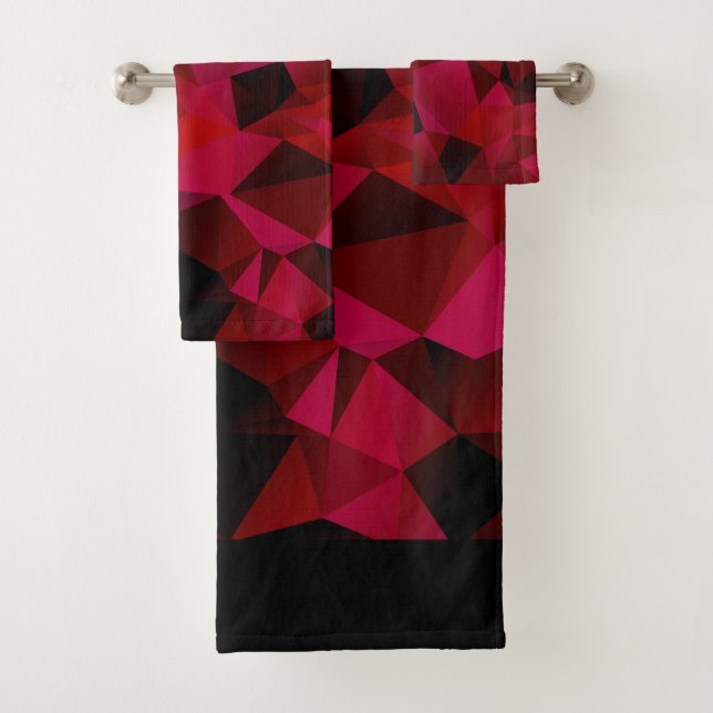 Rojo negro, poligonal (In situ)