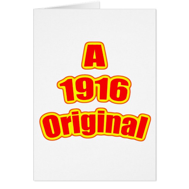 Rojo original 1916 (Frente)