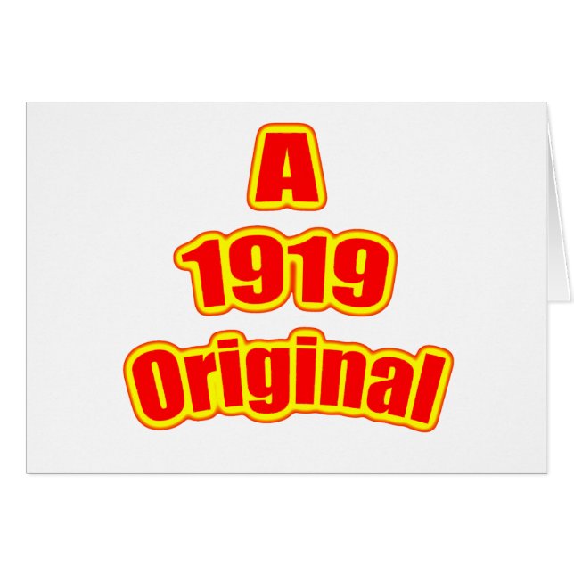 Rojo original 1919 (Anverso (Horizontal))